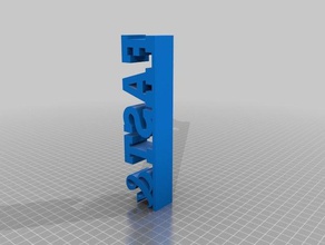 fast & bookend decor bookends text 3d print model - Mito3D
