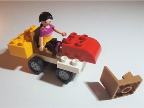 playmobil koltuk Çift ya da tuğla oyuncak & oyun aksesuarları uyumlu lego 3d print model - Mito3D