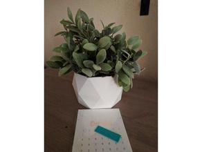 triângulo octogonal recipiente recipientes plantadeira 3d print model - Mito3D