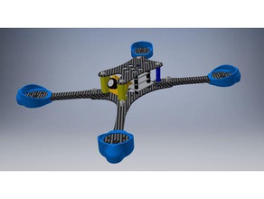 sıska b tch gerçek yarış çerçeve r c araçlar yarışçı openhardware drone 3d print model - Mito3D