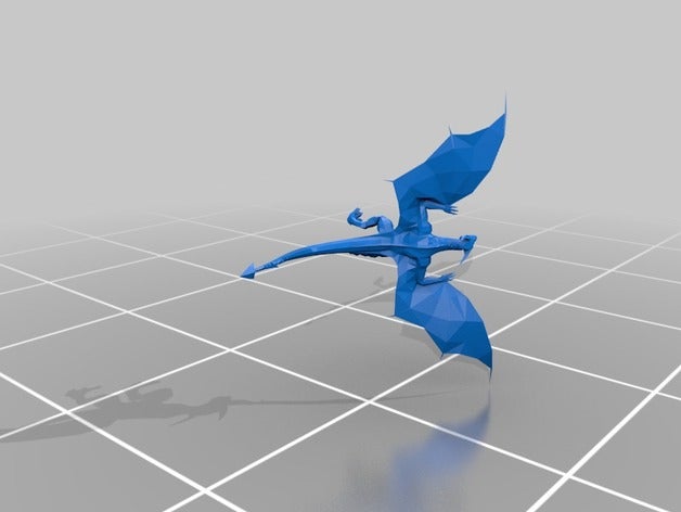 everquest wyvern video games 3D print model - Mito3D