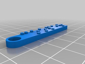 cooper braille keychai9n organization customized 3d print model - Mito3D