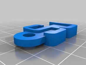 sj keychain organization customized 3d print model - Mito3D