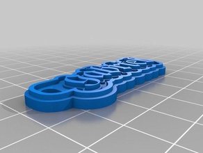 gabriel keychains customized 3d print model - Mito3D