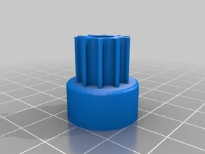 engranaje de 10 dientes servo Impresora 3d las piezas personalizado 3d print model - Mito3D