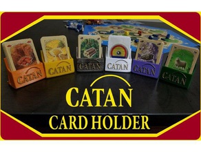 catan-Ressource-card-Inhaber Spielzeug & game Zubehör - Karte catan Halter Ressource Siedler settlersofcatan 3d print model - Mito3D