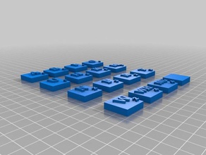 te reo m ori scrabble 3d printing 3d print model - Mito3D