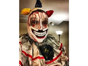 maschera da clown costumechallenge2017 orrore joker la sorriso twisty 3d print model - Mito3D