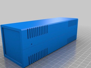 dual qs-1212cba-150w enclosure electronics customized 3d print model - Mito3D