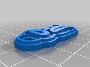 dani llavero llaveros personalizado 3d print model - Mito3D