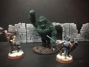 topiary golem ape 28mm heroic scale toys & games 28mmscale boardgame boardgames dnd dungeon dungeons dragons fantasy frostgrave game gaming miniature miniatures monster mordheim opentactics pathfinder plant roleplaying rpg spellandsword tabletop wargame wargames wargaming warhammer wayfarer 3d print model - Mito3D