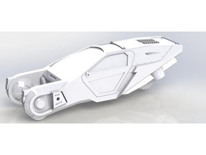 bladerunner 2049 spinner vehículos oficial de k ks coche mc cena 3d print model - Mito3D