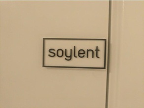 soylent logo signs & logos food 3d print model - Mito3D