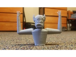 gárgula bobble esculturas 3d print model - Mito3D