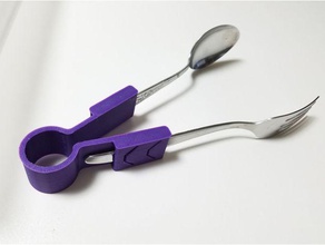 forcelle diventare molle cucina & sala da pranzo la forcella utensili utensile le 3d print model - Mito3D