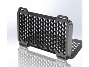 60 egg crate honeycomb tile light camera 3d print model - Mito3D