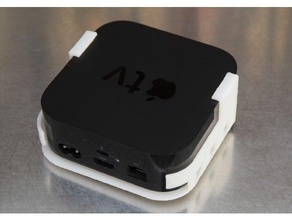 apple tv 4k monte edin 3d baskı 3d print model - Mito3D