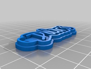 dolors keychains customized 3d print model - Mito3D