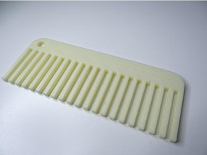 simple peine útil 3d imprime 1 cuarto de baño accesorios fácil impresión cabello el peinado los hogares 3d print model - Mito3D