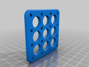 3mm led 4x4 cube jig le bricolage 3d print model - Mito3D