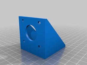 nema 17 stepper motor mounting bracket 3d printer parts 3d print model - Mito3D