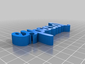 especialpanneau de particulesle scrapbookinglettrage L'impression 3d 3d print model - Mito3D