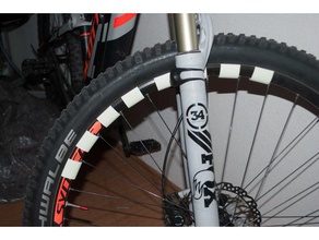 vélo rim clip sport et loisirs 3d print model - Mito3D