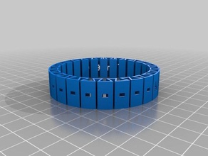 portable de puissance 4 les bracelets personnalisé 3d print model - Mito3D