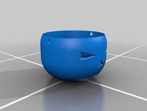 las golosinas de halloween cubo la calabaza 3d print model - Mito3D