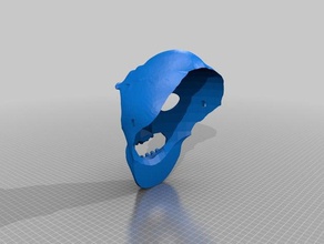 cromulon máscara de rick morty adereços costumechallenge2017 3d print model - Mito3D