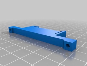 my customized pcb din rail mounting clip 30ch dmx electronics 3d print model - Mito3D