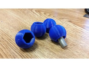 round bolt cap parts 3d print model - Mito3D