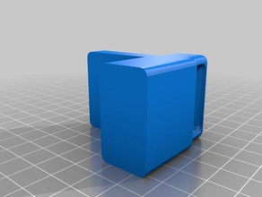 minha personalizado simples, batente de porta pitada guarda do agregado familiar 3d print model - Mito3D