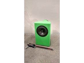 speaker enclosure dayton rs100 music speakers 3d print model - Mito3D