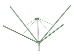 rotary airer - sechoir parapluie replacement parts 3d print model - Mito3D