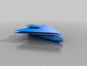 supersonic carrier extended glider 3d printing 3d print model - Mito3D