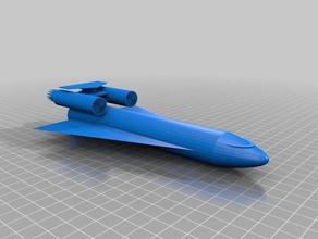 supersonic carrier extended 3d printing 3d print model - Mito3D