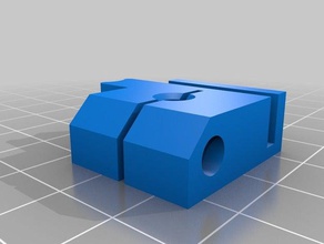 cr-10 bowden tube clamp 3d printer accessories 3d print model - Mito3D
