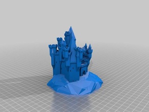 created castle buildings & structures customized 3d print model - Mito3D