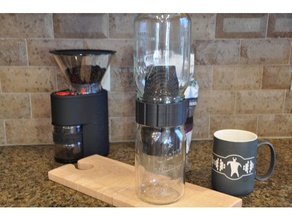 cold brew coffee kitchen & dining brewing filter mason jar 3d print model - Mito3D