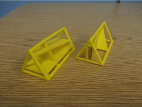 cross sections triangular prism math 3d print model - Mito3D