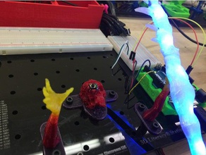 3dx neopixel death project engineering 3d literacy station arduino open source classroom 3d print model - Mito3D
