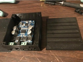 küçük amfi kutusu ses amp aoshike tda7492p bluetooth hoparlör bilgisayar aksesuarları hoparlörü 3d print model - Mito3D
