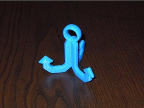 grappling hook sculptures anchor gpappling 3d print model - Mito3D