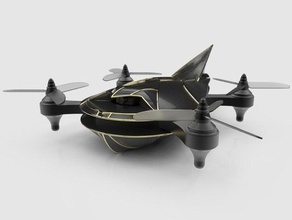 teal sport orion lightspeed shape r c vehicles tealdronechallenge drone easy fast spaceship 3d print model - Mito3D