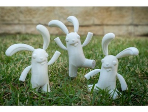photobun de títeres juegos y juguetes bunny lindo juego títere el conejo juguete 3d print model - Mito3D