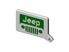 portachiavi jeep automotive 3d print model - Mito3D