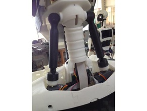 pescoço inclinando inmoov robótica cabeça modificações 3d print model - Mito3D
