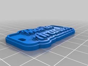 chaveiro maria arantes keychains customized 3d print model - Mito3D