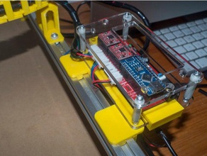 sürgülü lazer kart desteği parçalar laserboard lasercut kesim kesici modülü 3d print model - Mito3D